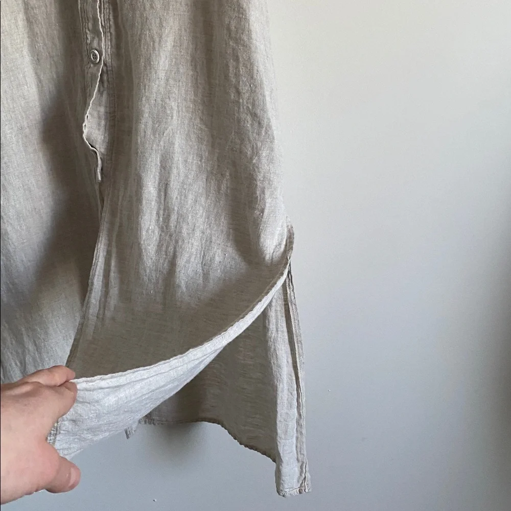 Ingrid Munt Linen Collar Dress / Duster - Picture 3 of 7